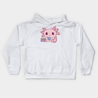 Axolotl Ramen P R t shirt Kids Hoodie